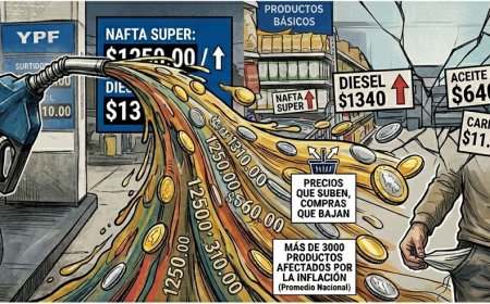 DEL SURTIDOR AL SUPERMERCADO: ¿COMO EL AUMENTO DEL COMBUSTIBLE TERMINA VACIANDO MAS RÁPIDO TUS BOLSILLOS?